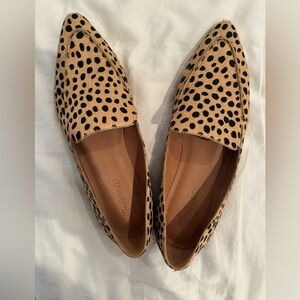 Madewell Orson Loafer in Cheetah Print, Size 10